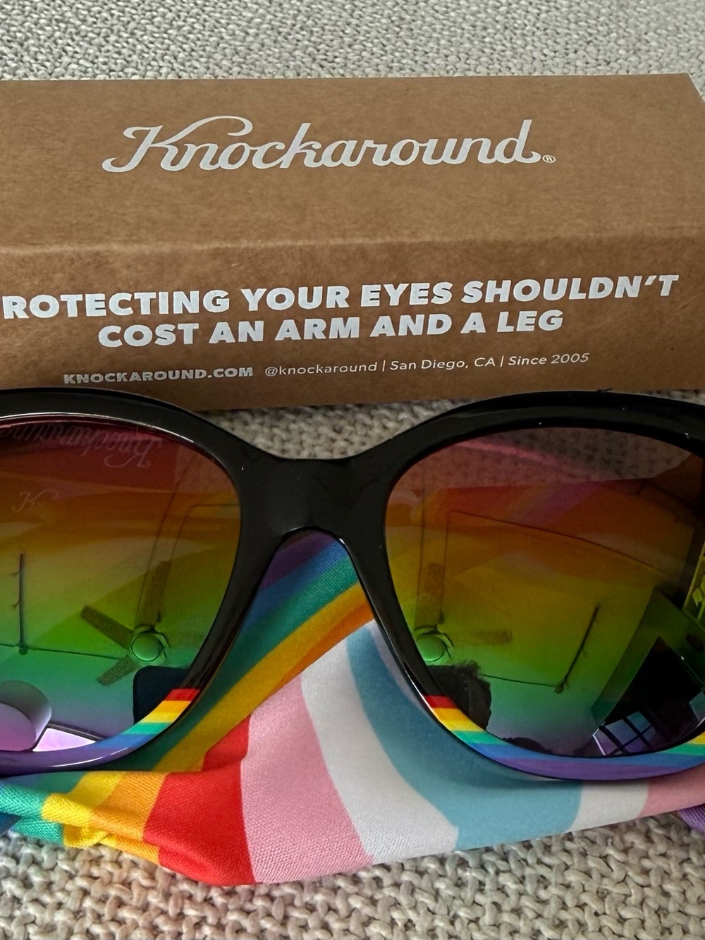 Knockaround Rainbow Mirror Sunglasses Deja Views